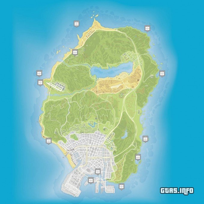 GTA5 Hidden Package Map